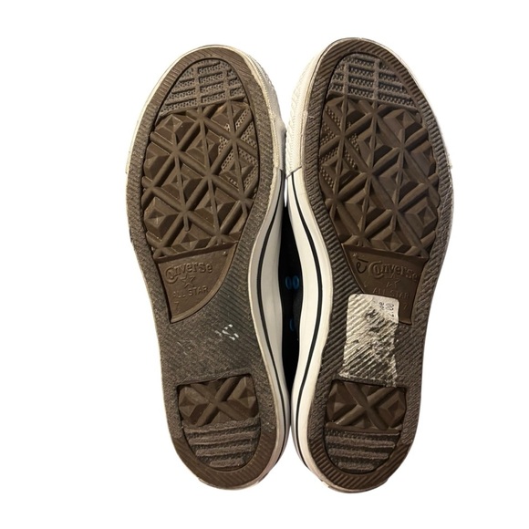 Converse Women’s black with blue, Pink, Green Lace tongue Low Tops Sz 9 - Picture 6 of 9